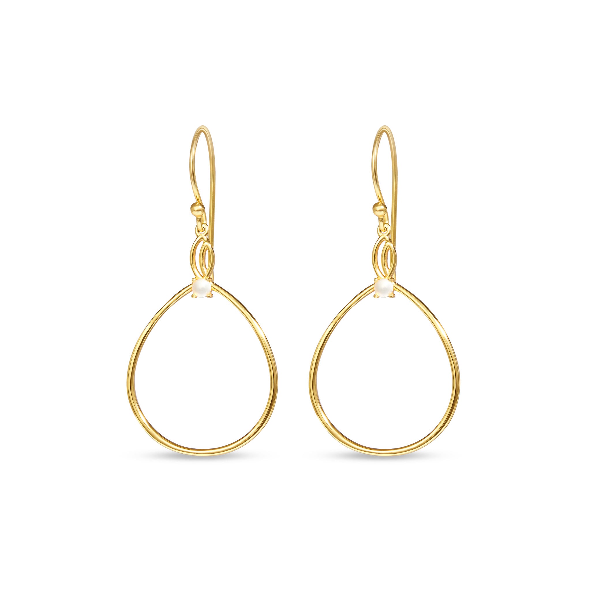 Heron Wing Twist Earrings