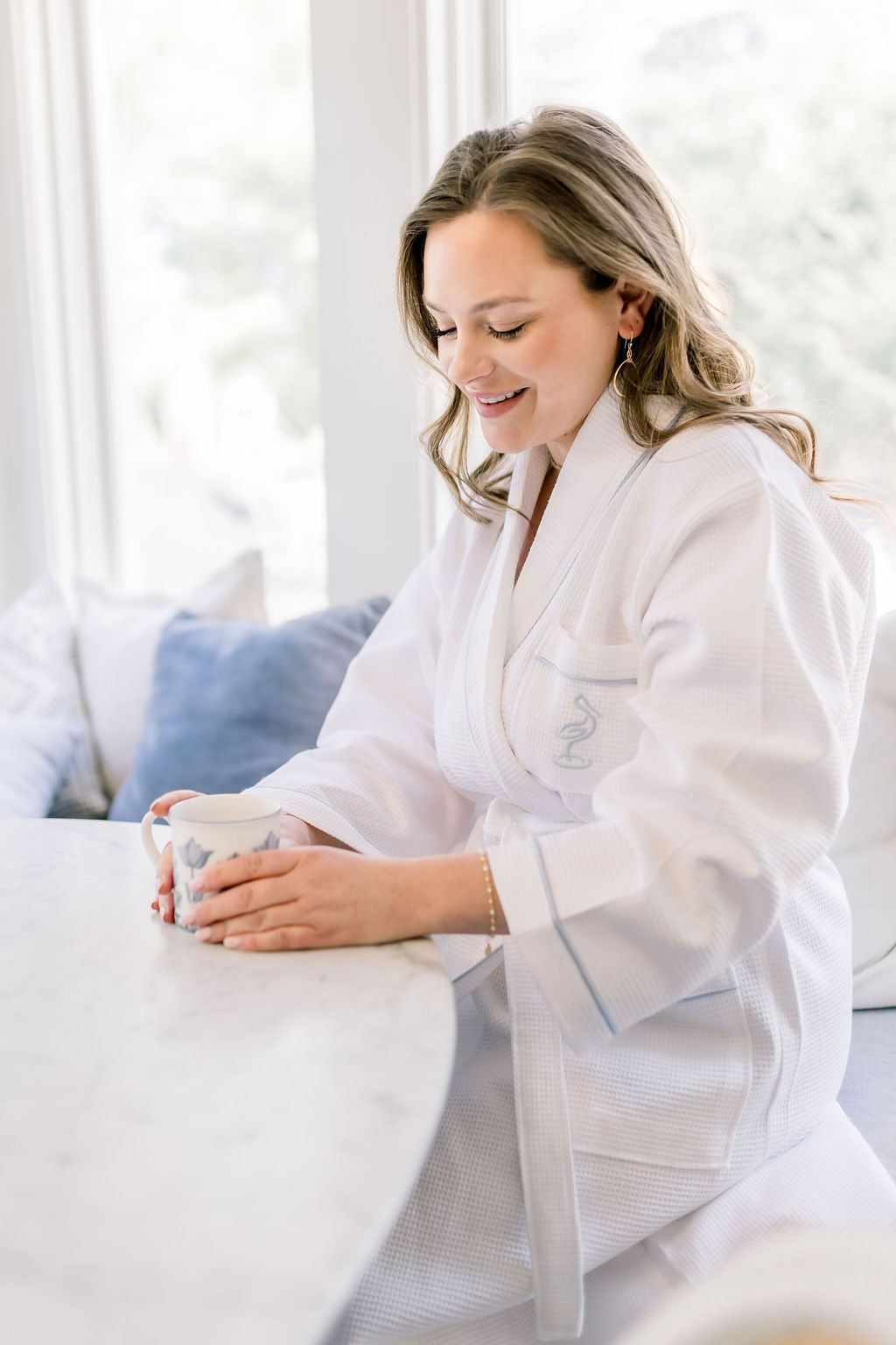 Kimberly James Signature Waffle Robe