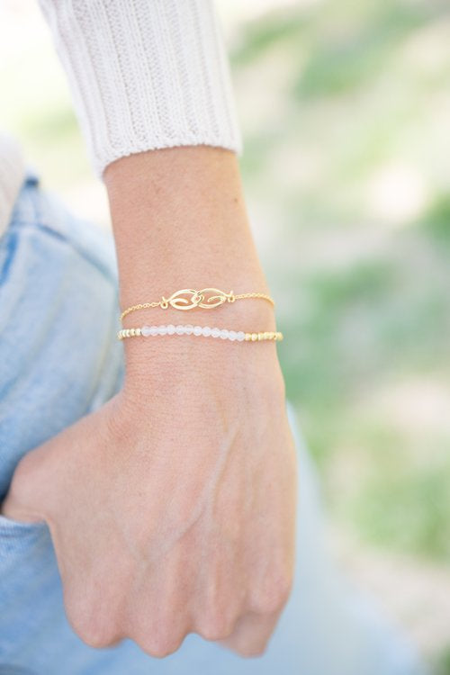 Forever Linked Heron Wing Bracelet