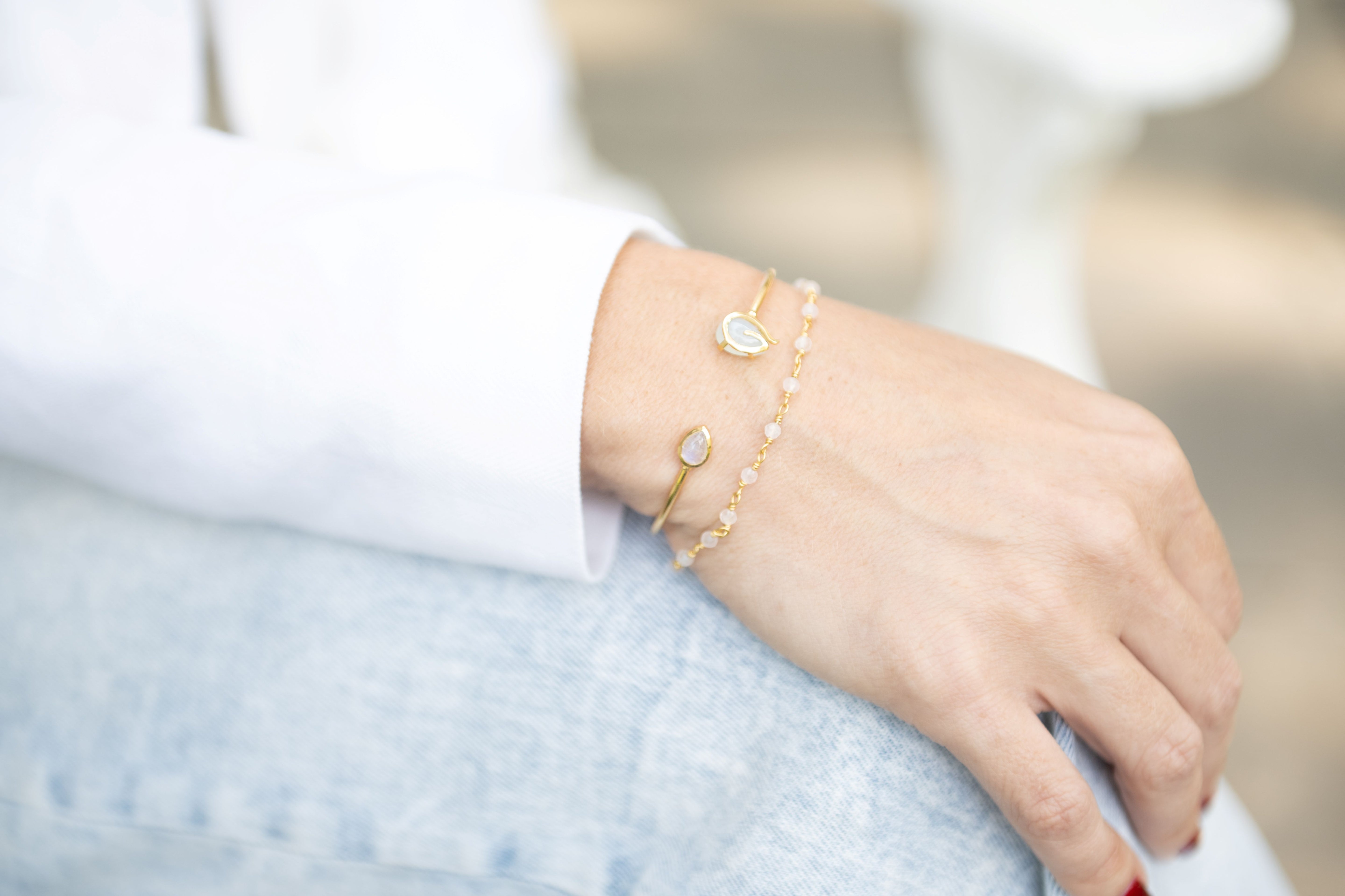 Double Heron Wing Bracelet