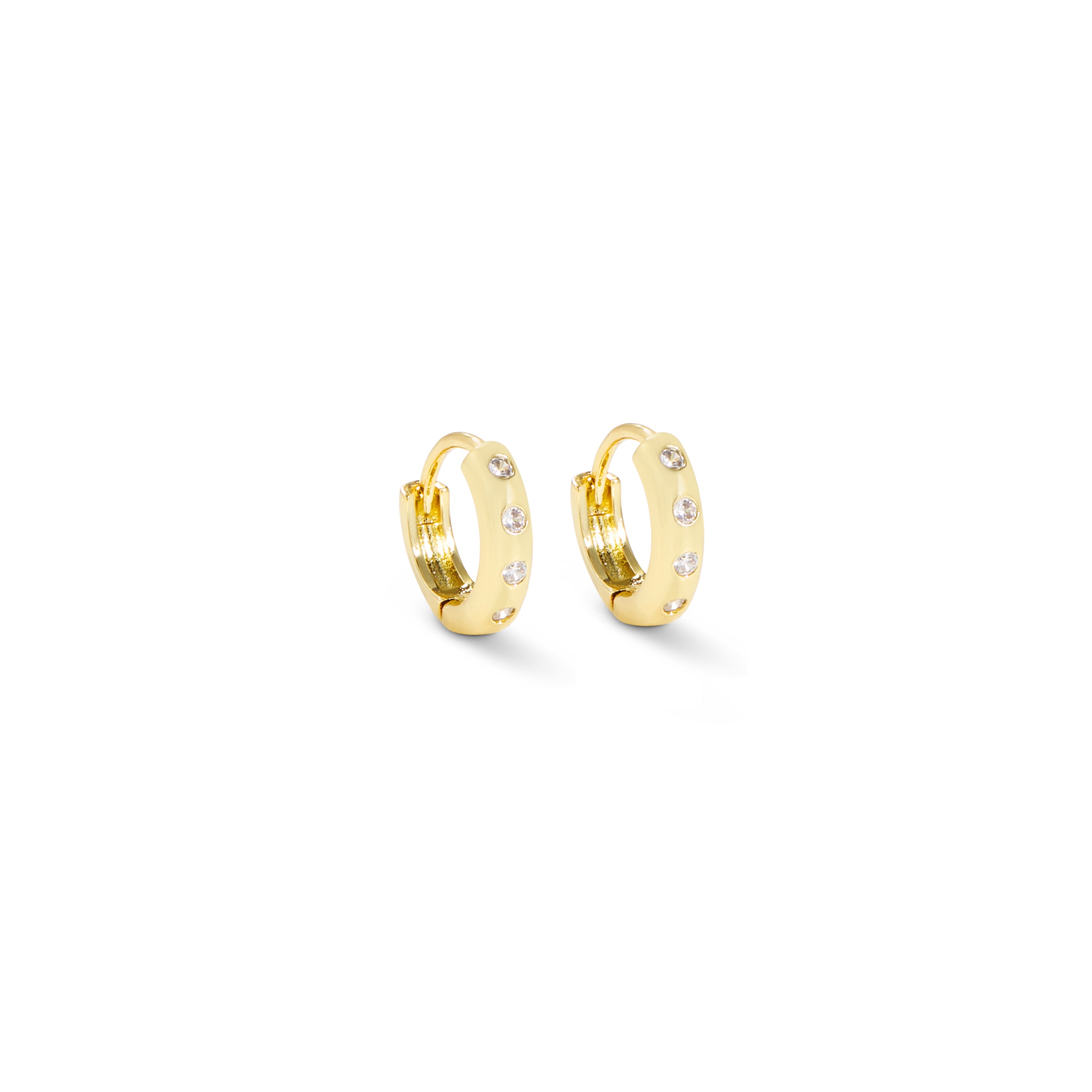 Brilliant Huggie Earrings