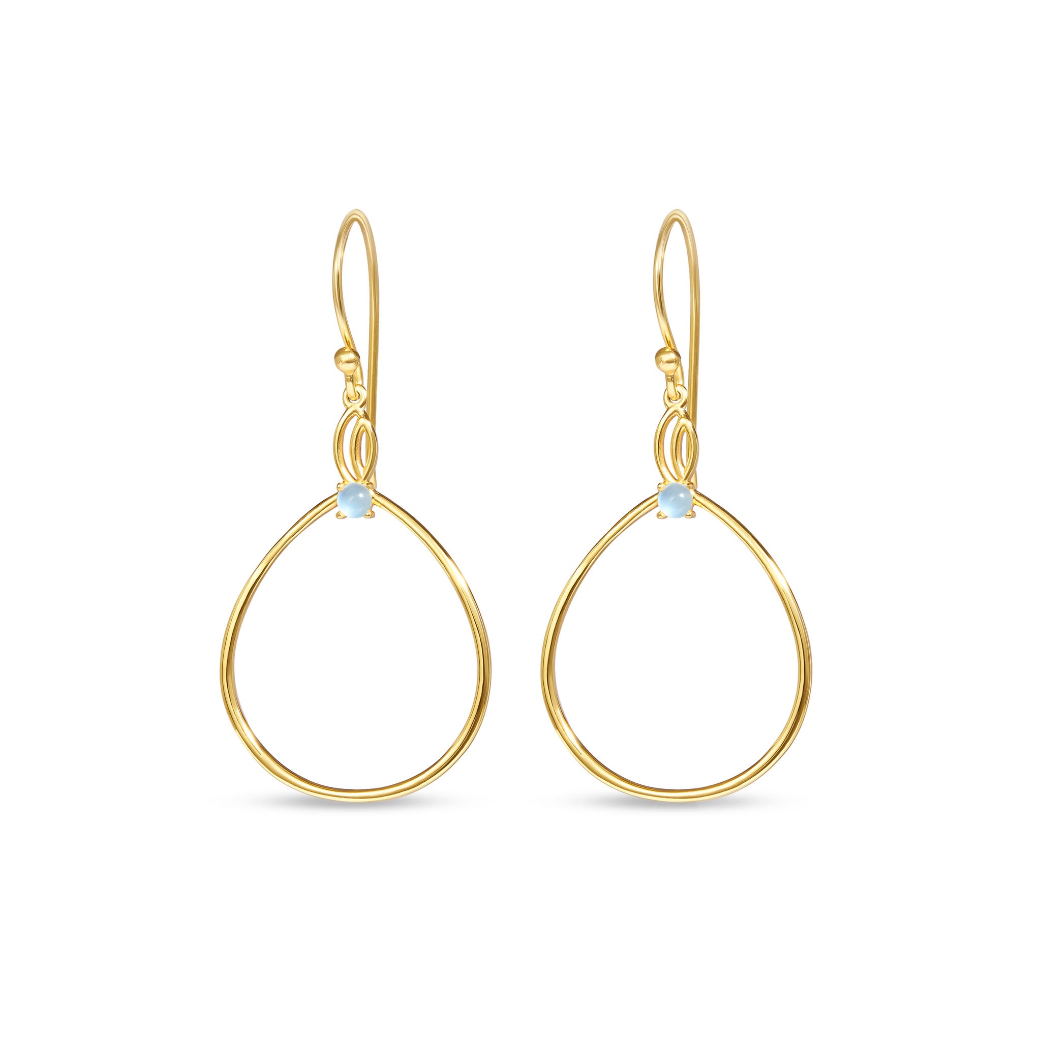 Heron Wing Twist Earrings