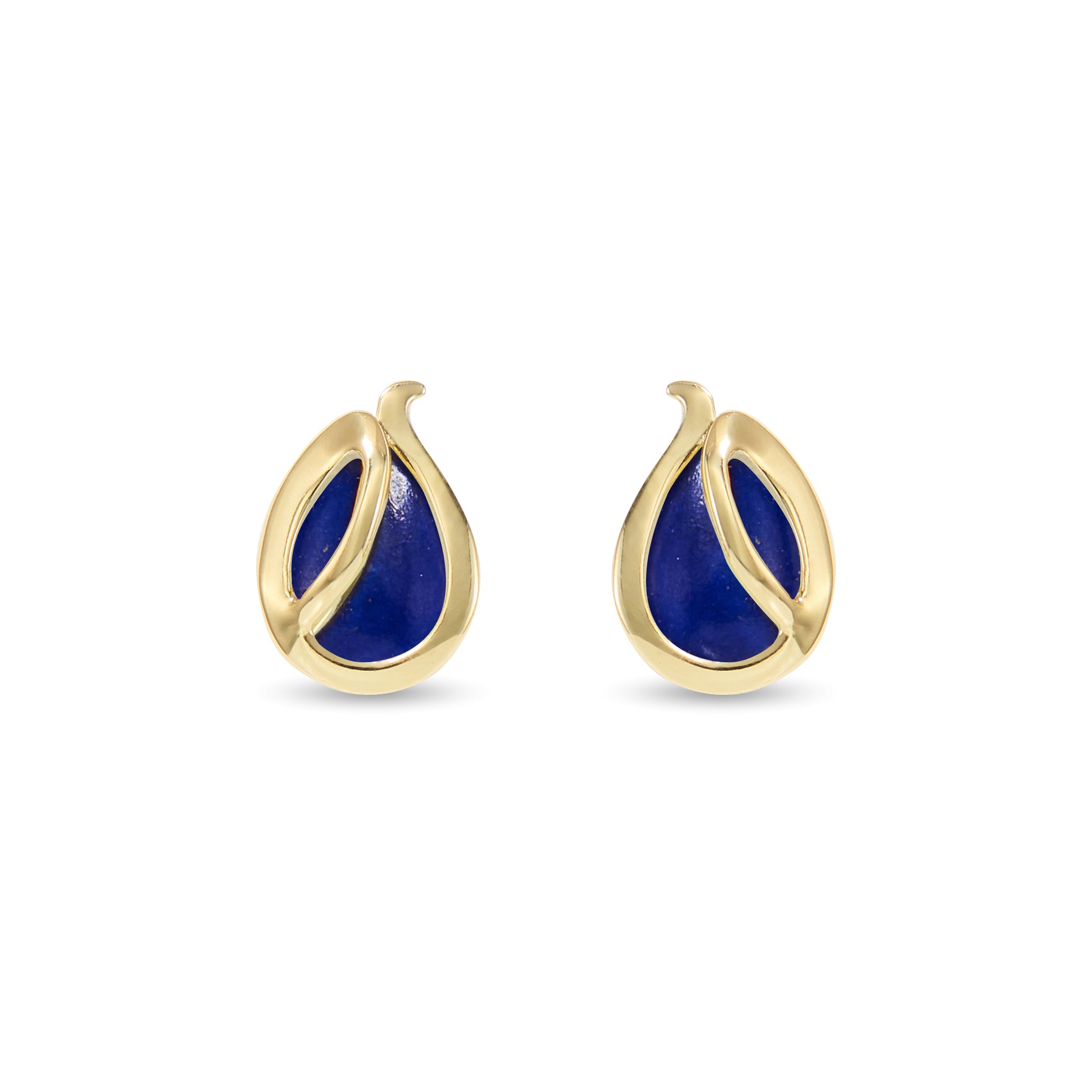 Heron Wing Stud Earrings
