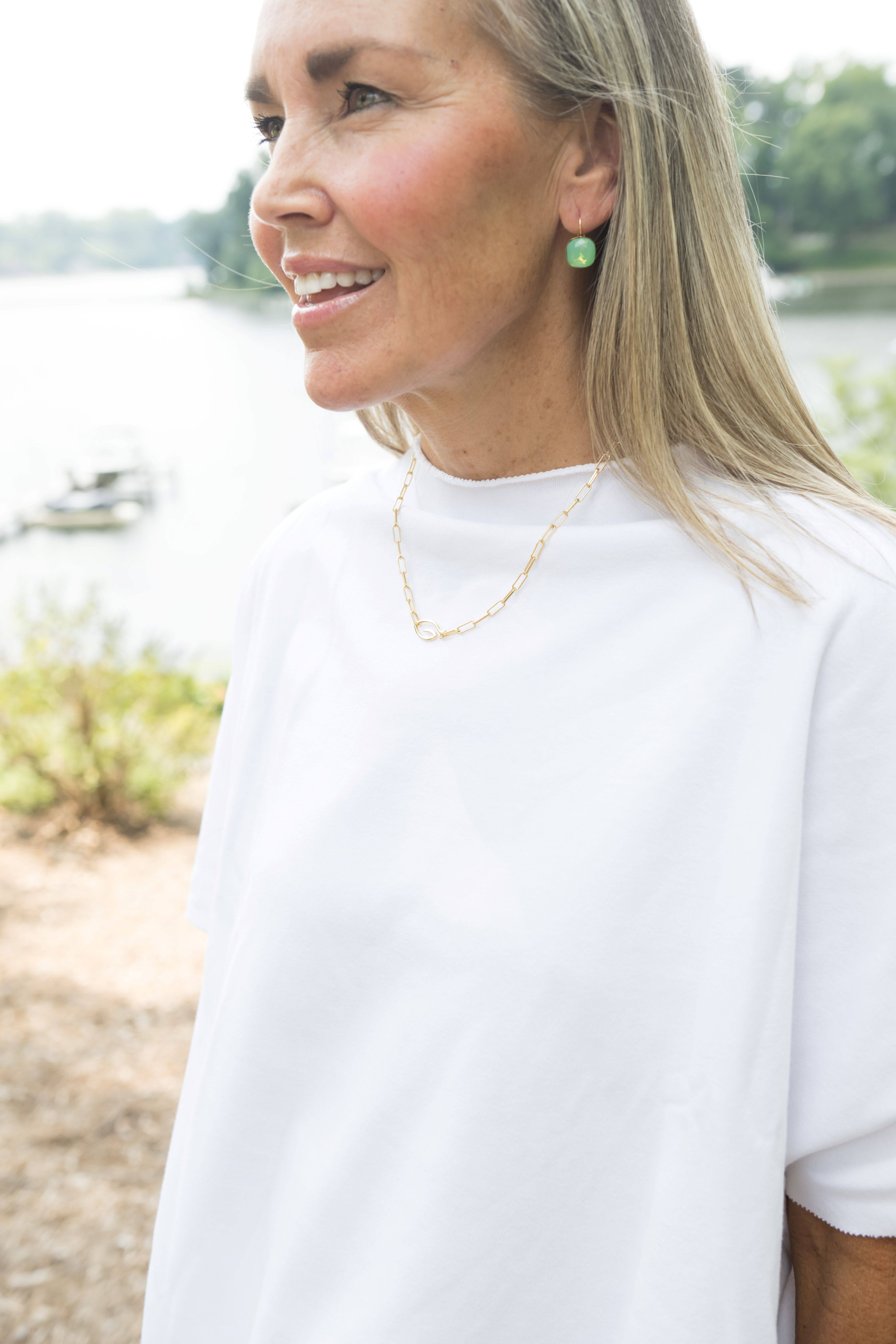 Reflection Earrings, Pacific
