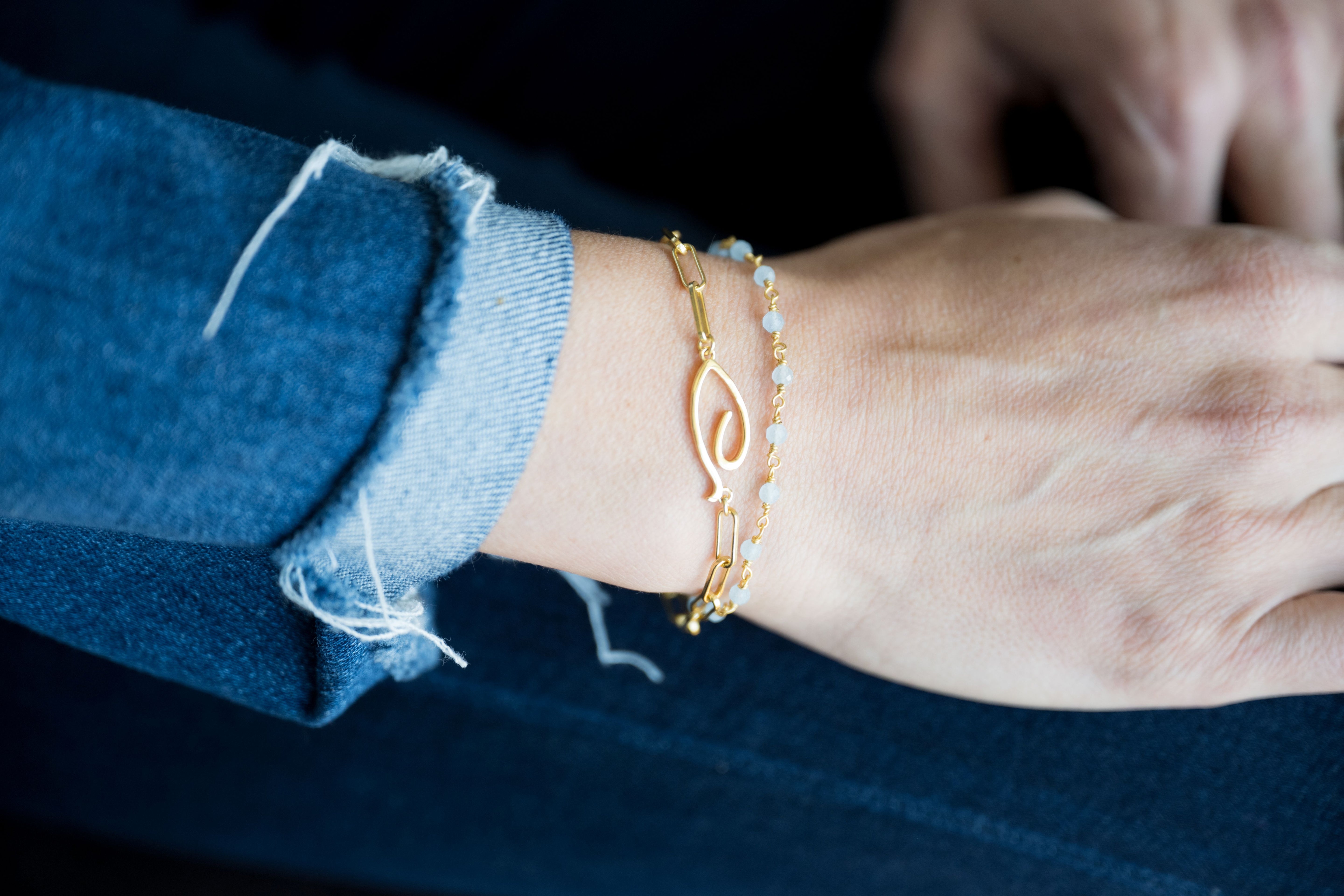 Clarity Heron Wing Bracelet