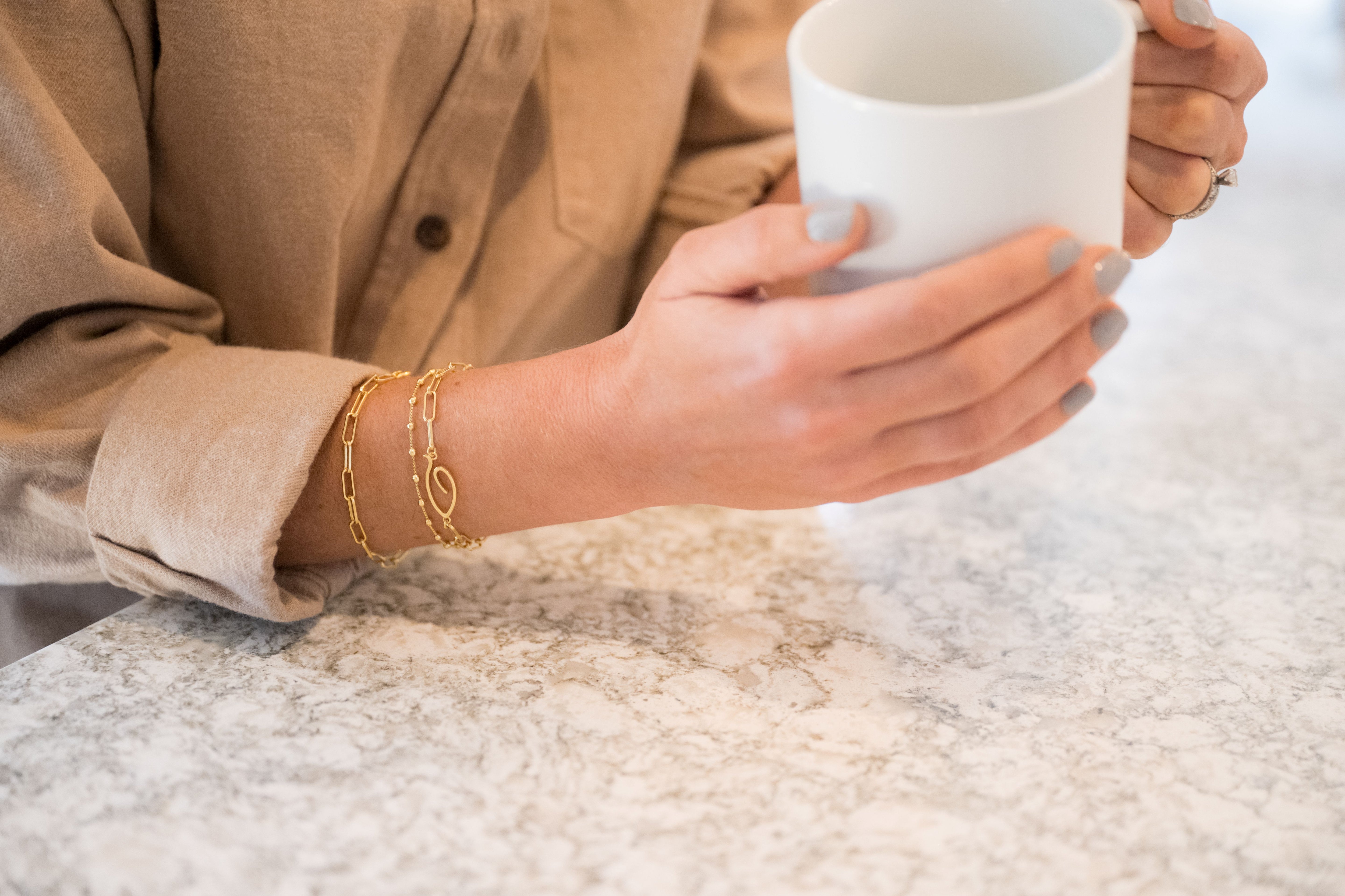 Clarity Heron Wing Bracelet
