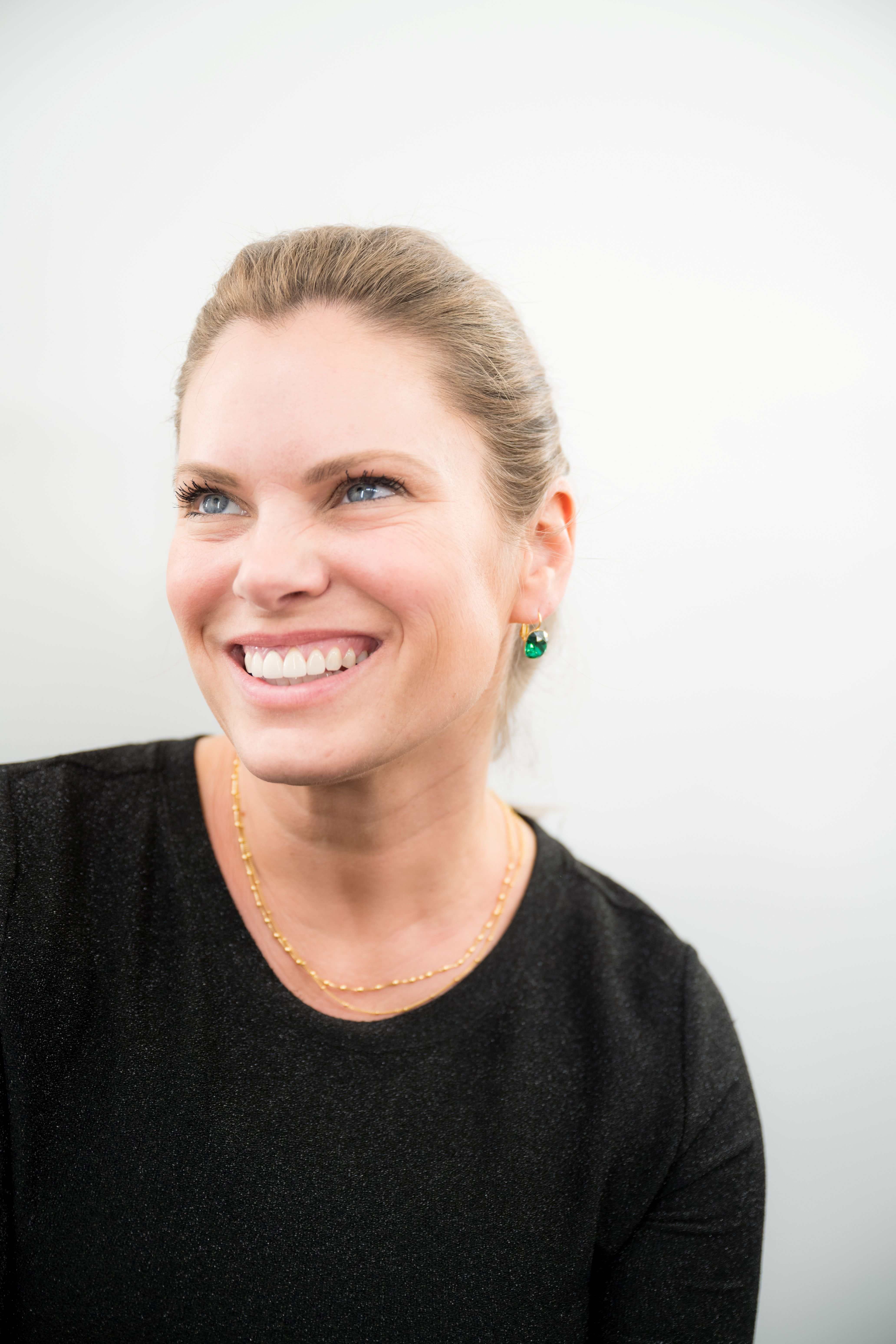 Reflection Earrings, Emerald Green