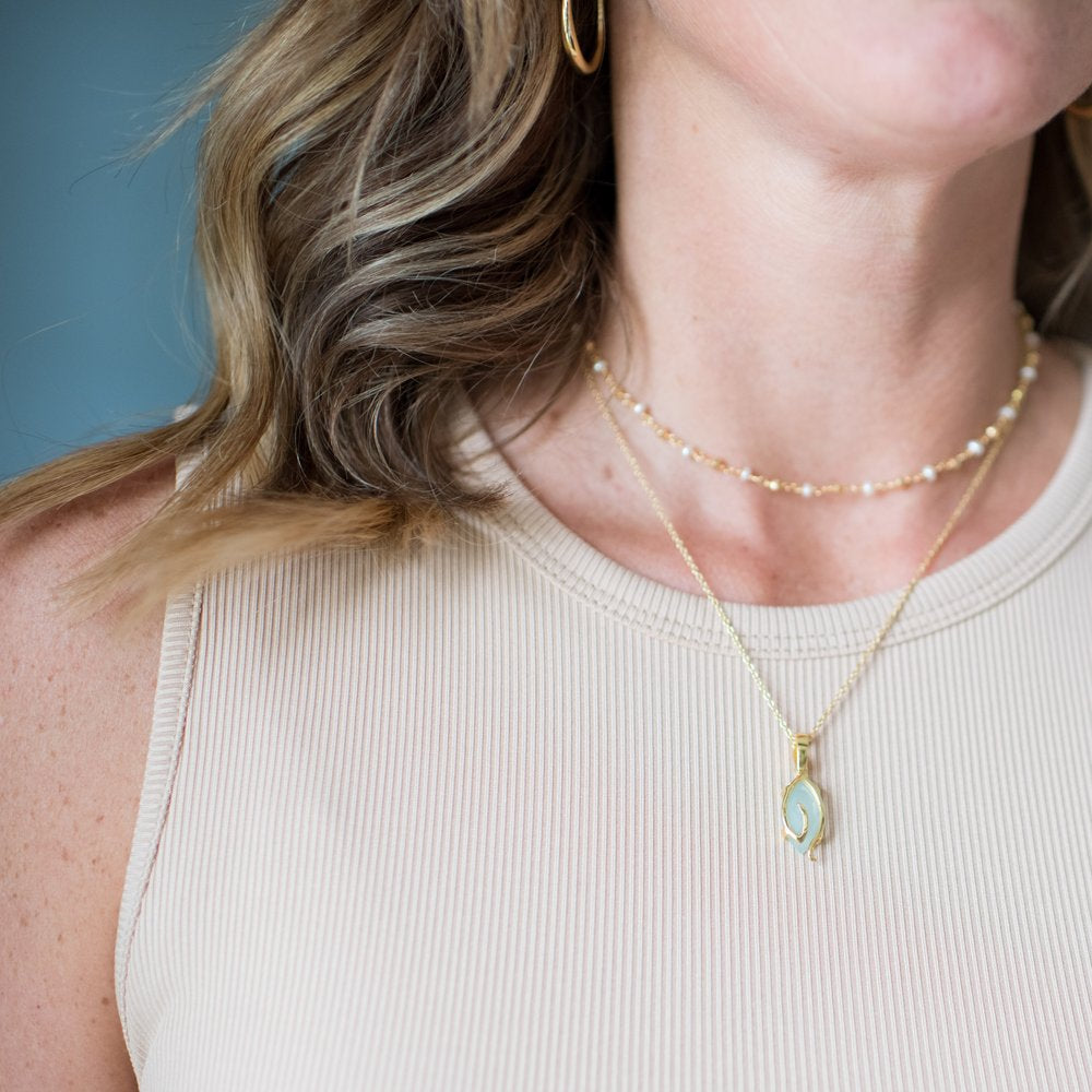 Stand Tall Heron Wing Necklace