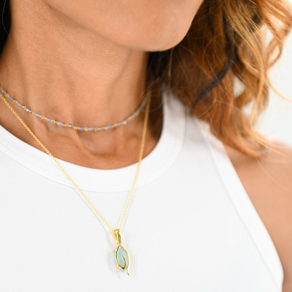 Stand Tall Heron Wing Necklace