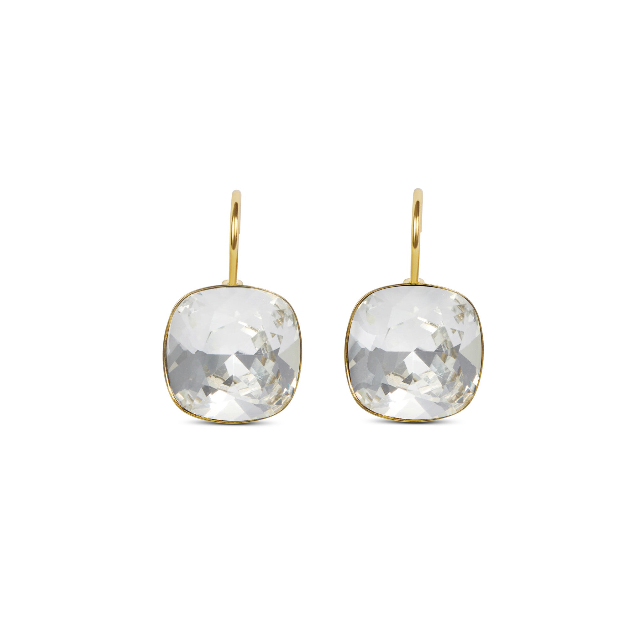 Reflection Earring, Crystal Ice