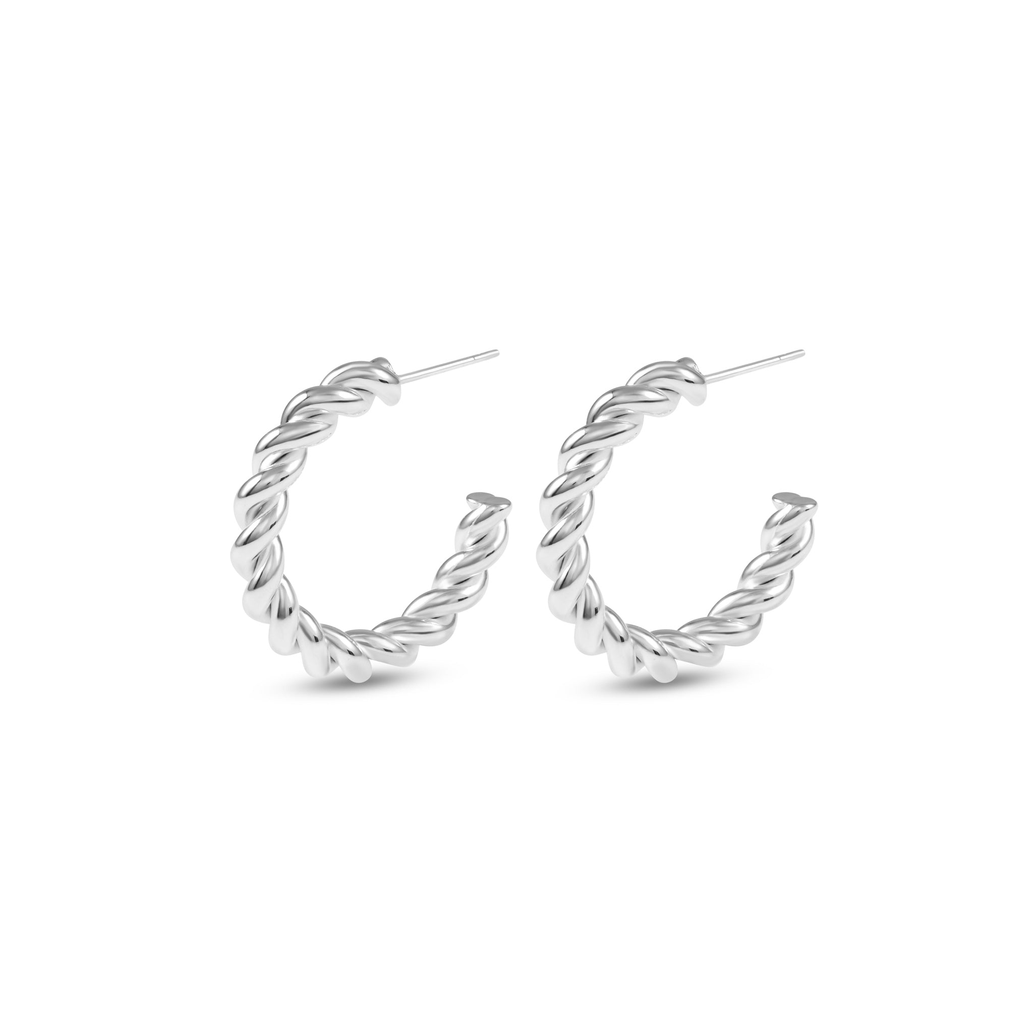 Tidal Twist Hoop Earrings