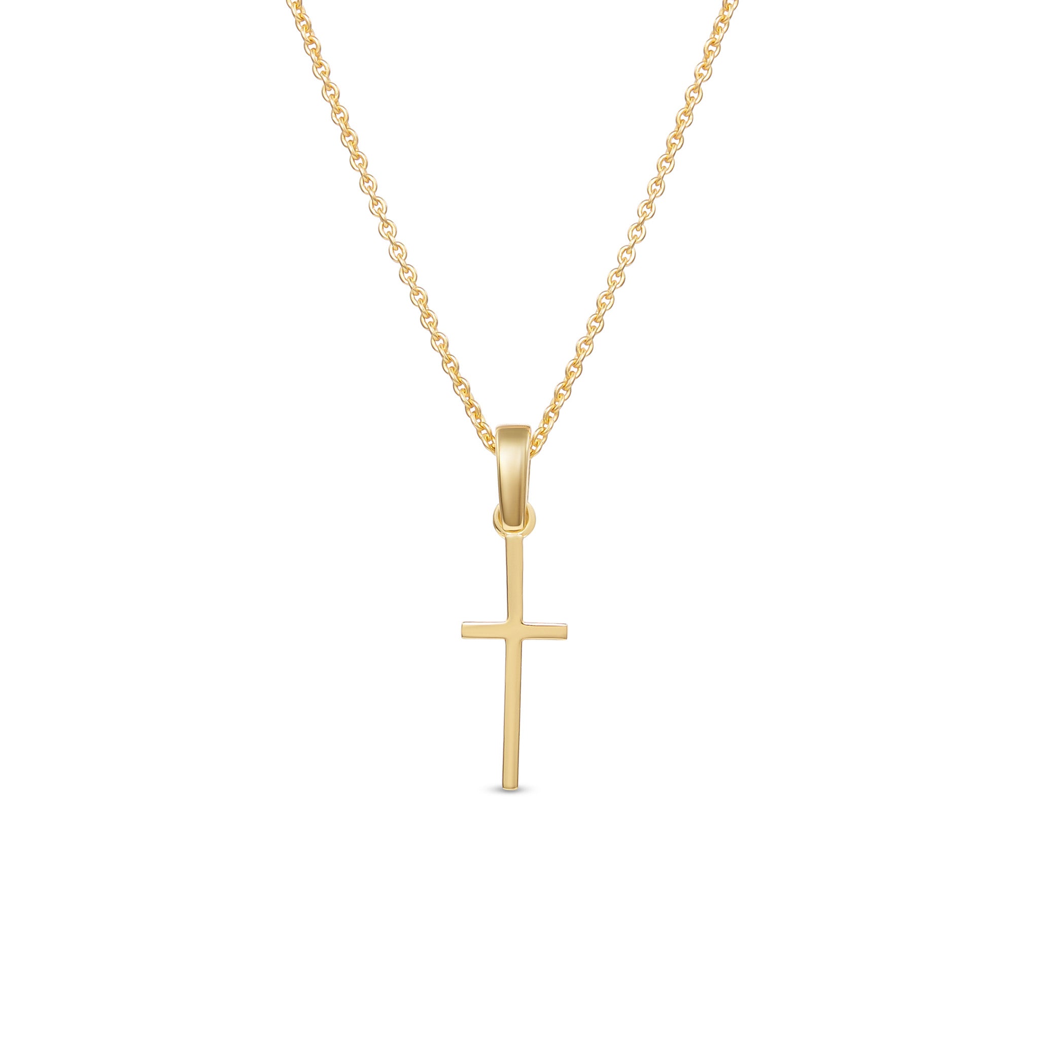 Trinity Cross Toggle Necklace