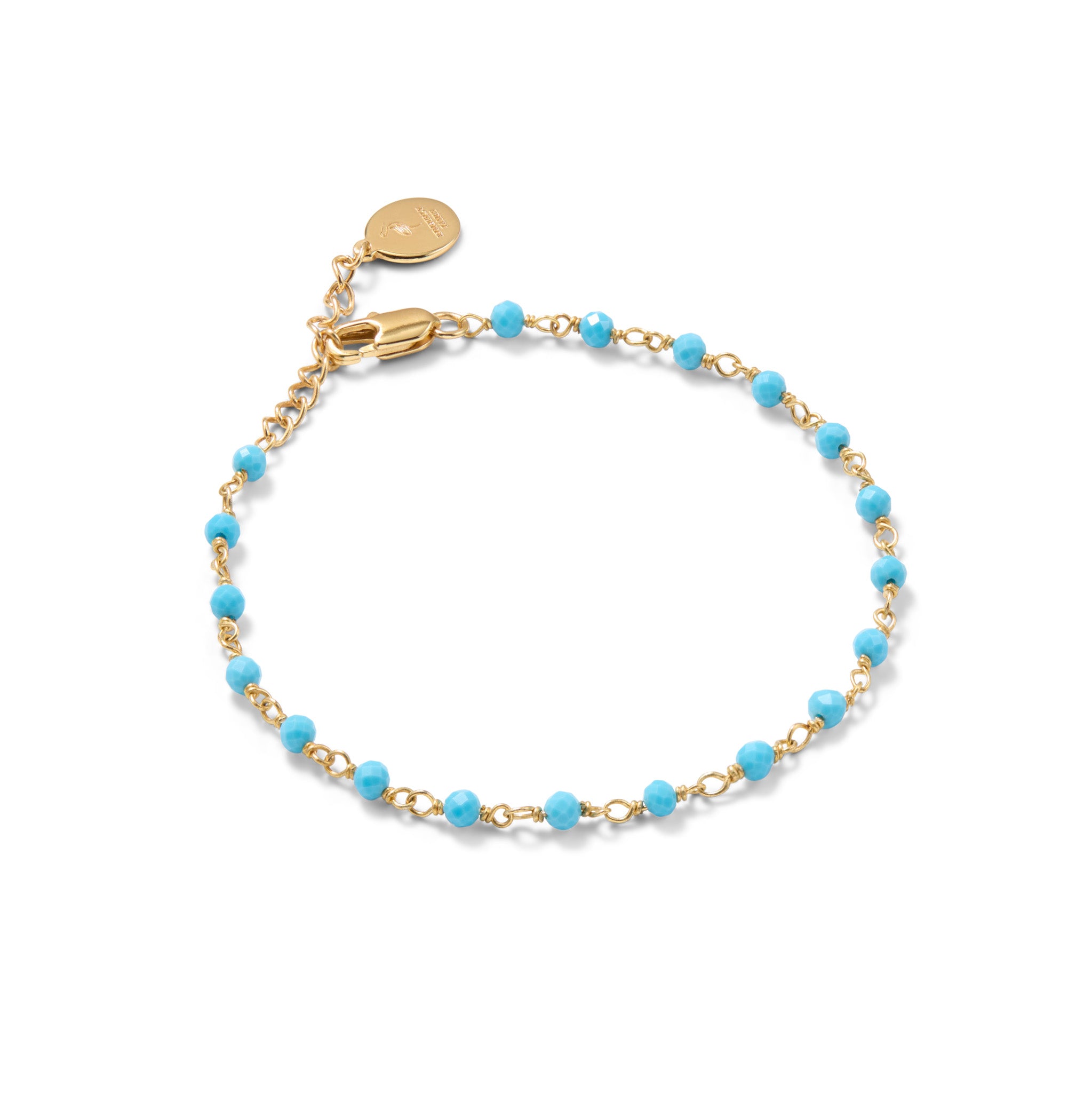 Turquoise, Beaded Gemstone Bracelet